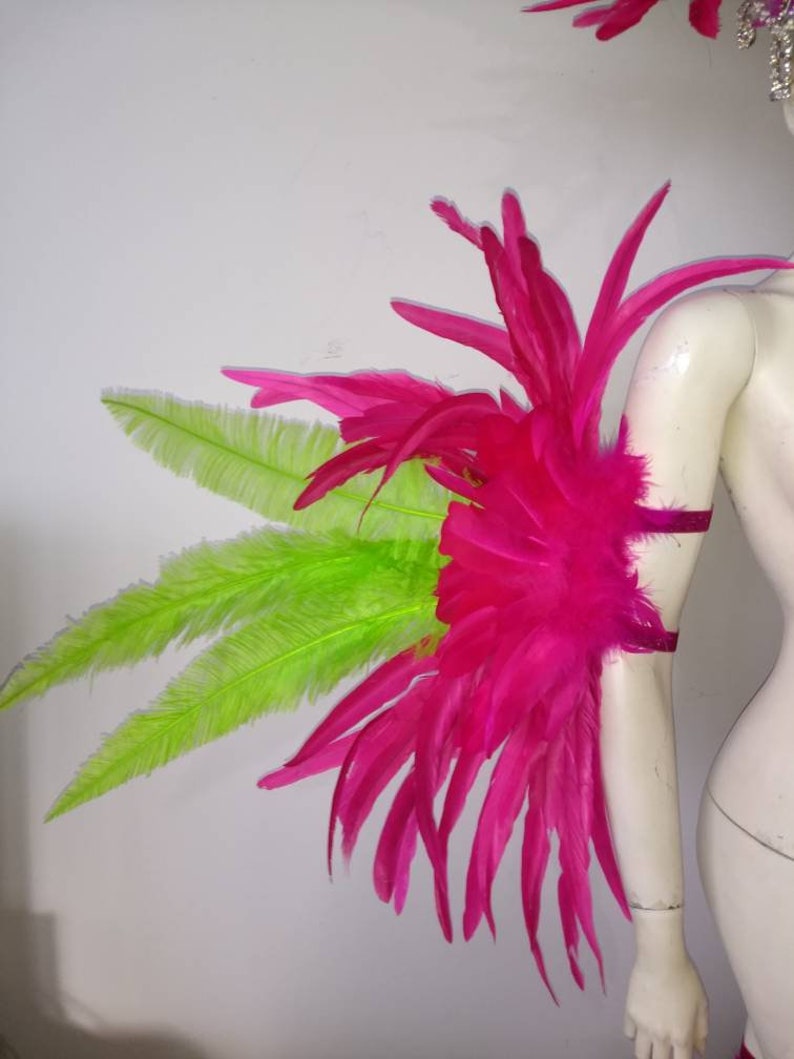 Samba Costume Feather Piece Angel Wings Feather Fantasy Fest Etsy