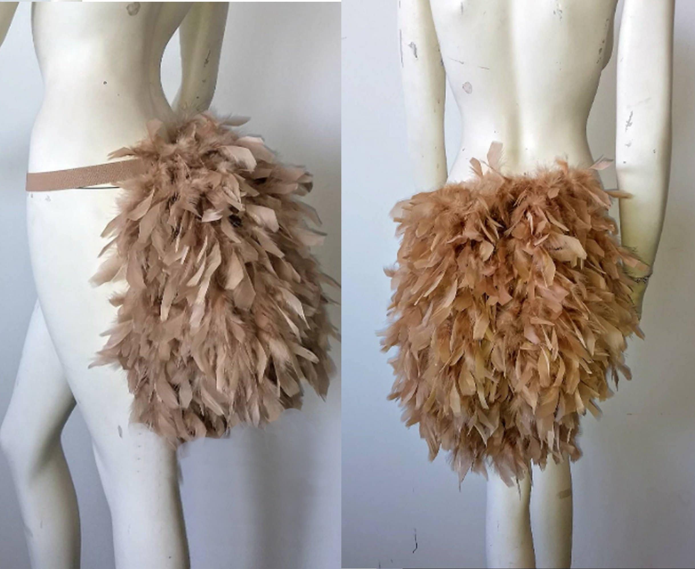 Simple Económico Pluma Cola Cola De Abanico cubierta trasera | Etsy