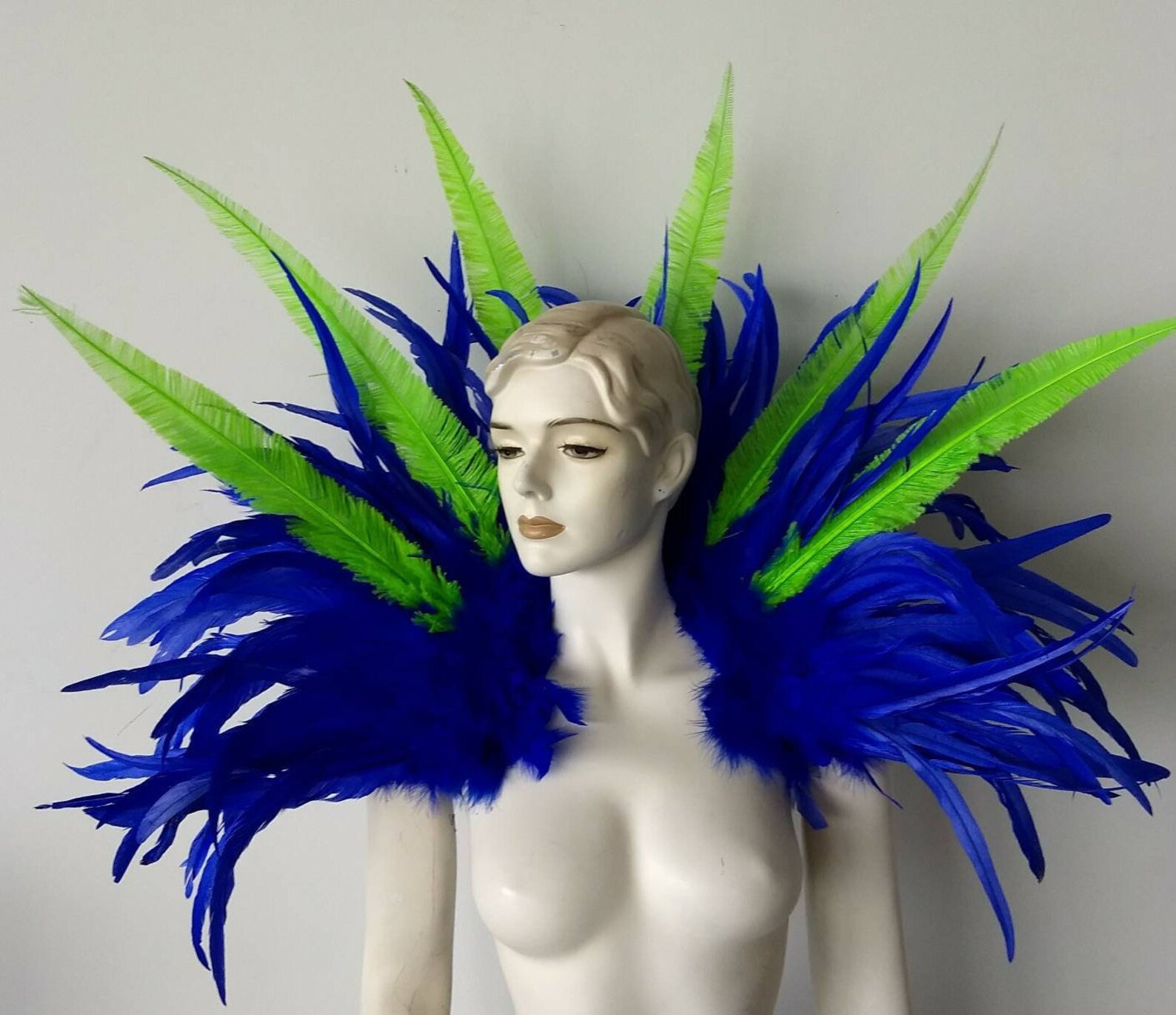 Samba Costume Feather Piece Angel Wings Feather Fantasy Fest Carnival ...