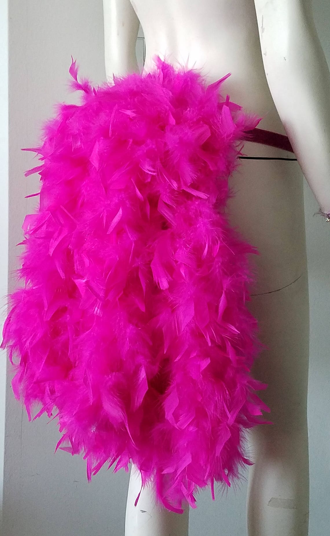 Yellow Thick Feather Tail Fan Tail Back Cover Feather Bustle - Etsy