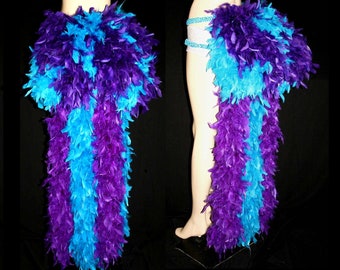 Abanico de cola de plumas largo y grueso, cubierta trasera con cola de abanico, pieza trasera de plumas, polisón, boa, tutú, cinturón de plumas, DISFRAZ DE CORISTA BURLESQUE