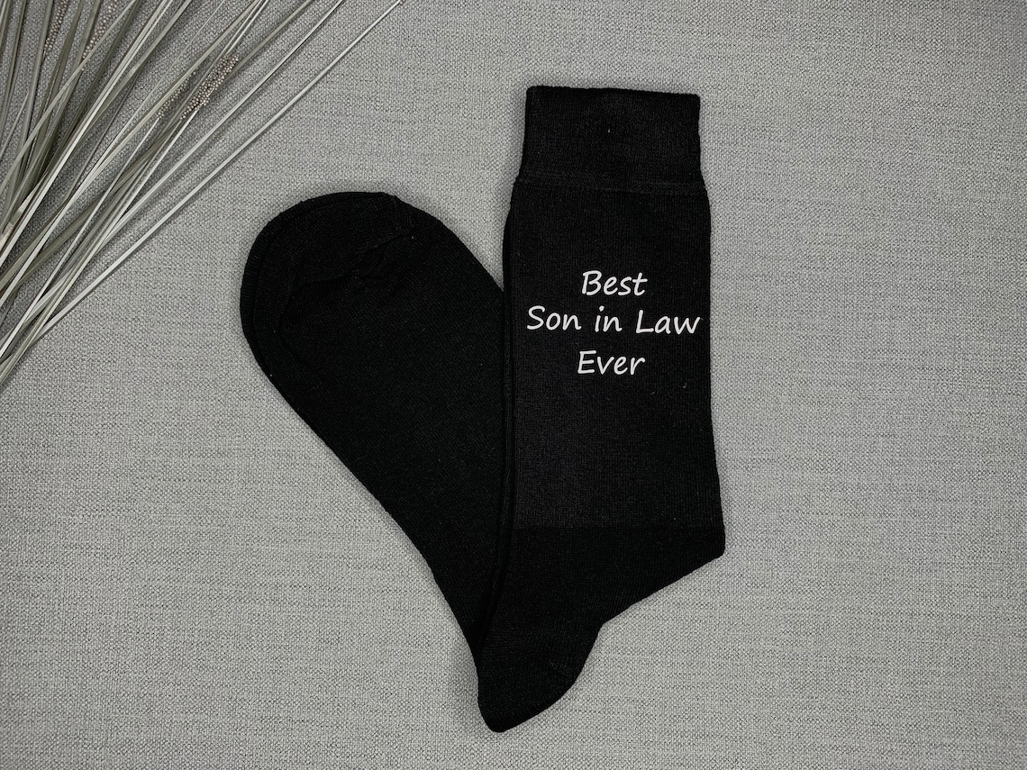 Best Son in Law Ever Socks Mens Vinyl Printed Socks Birthday - Etsy UK