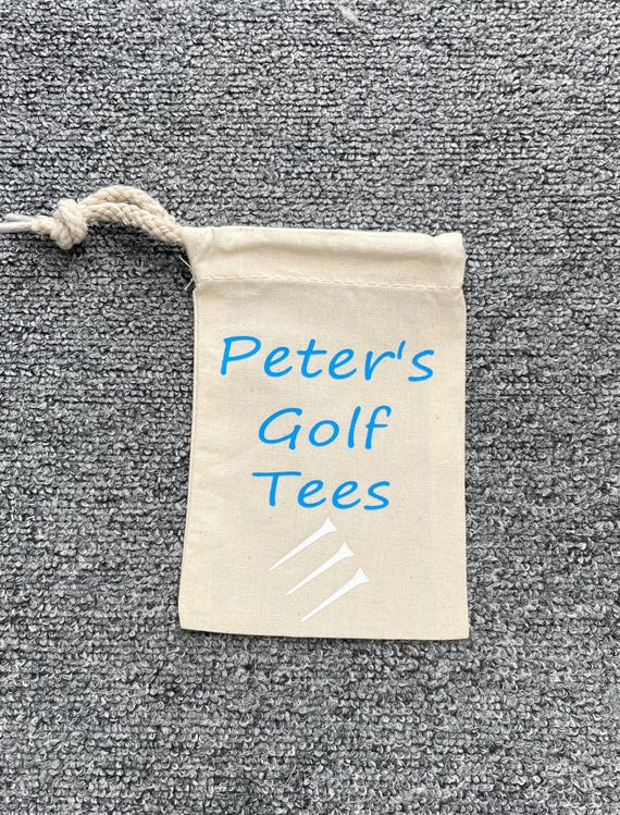 Personalised Golf Tees Bag, Fathers Day Golf Gifts For Men and Women, Golf  Lover Gift, Golf Gifts, Personalised Bag, Christmas Gift Birthday