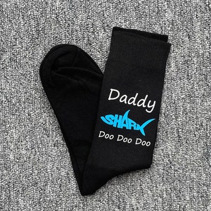 Daddy Shark Men's Novelty Socks Father's Day Gift Birthday Gift First Father's Day Christmas Gift Christmas Socks