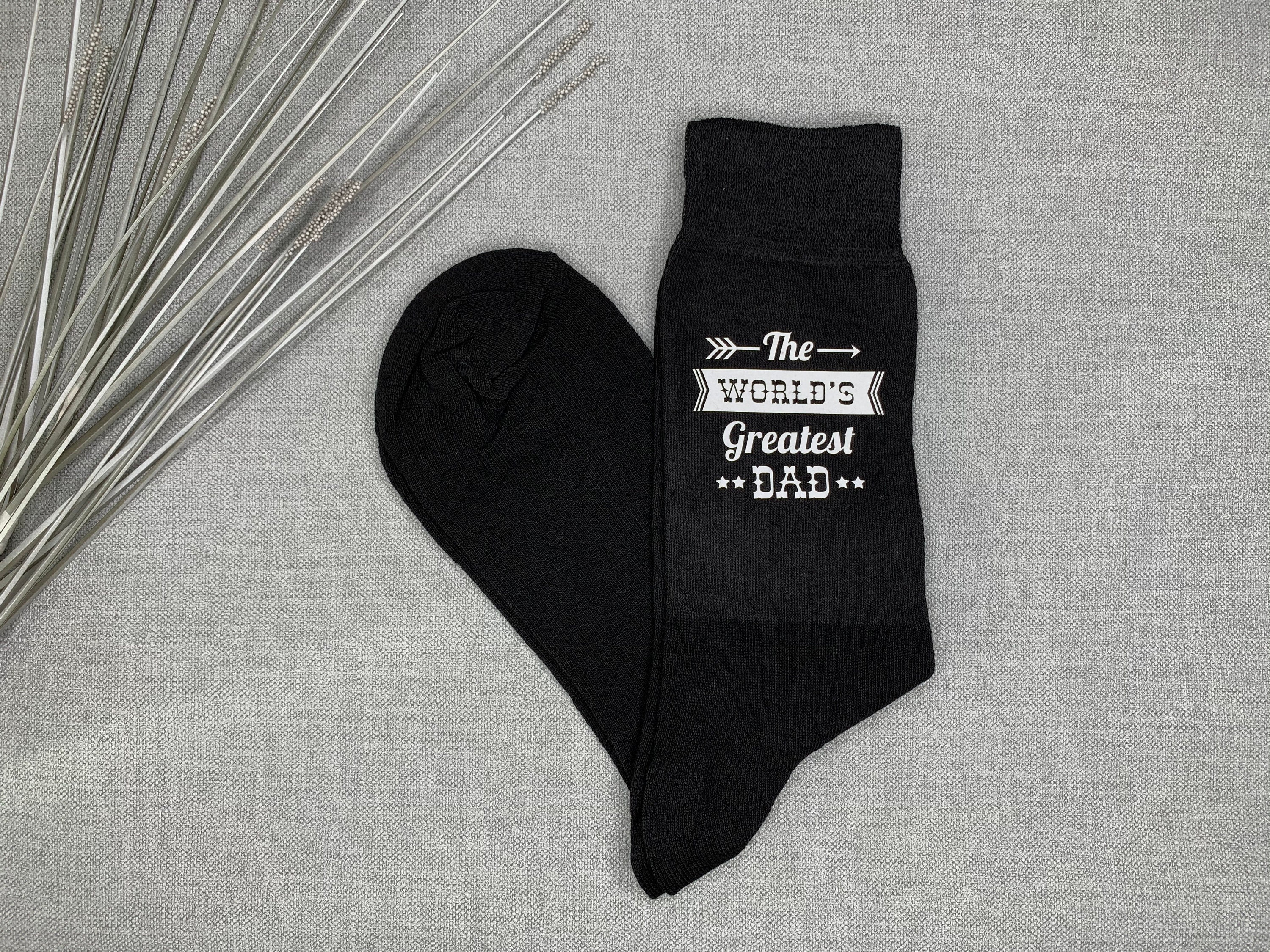 Image of Worlds Greatest Dad, Dads Christmas Socks Gift For Dad Socks, Father's Day