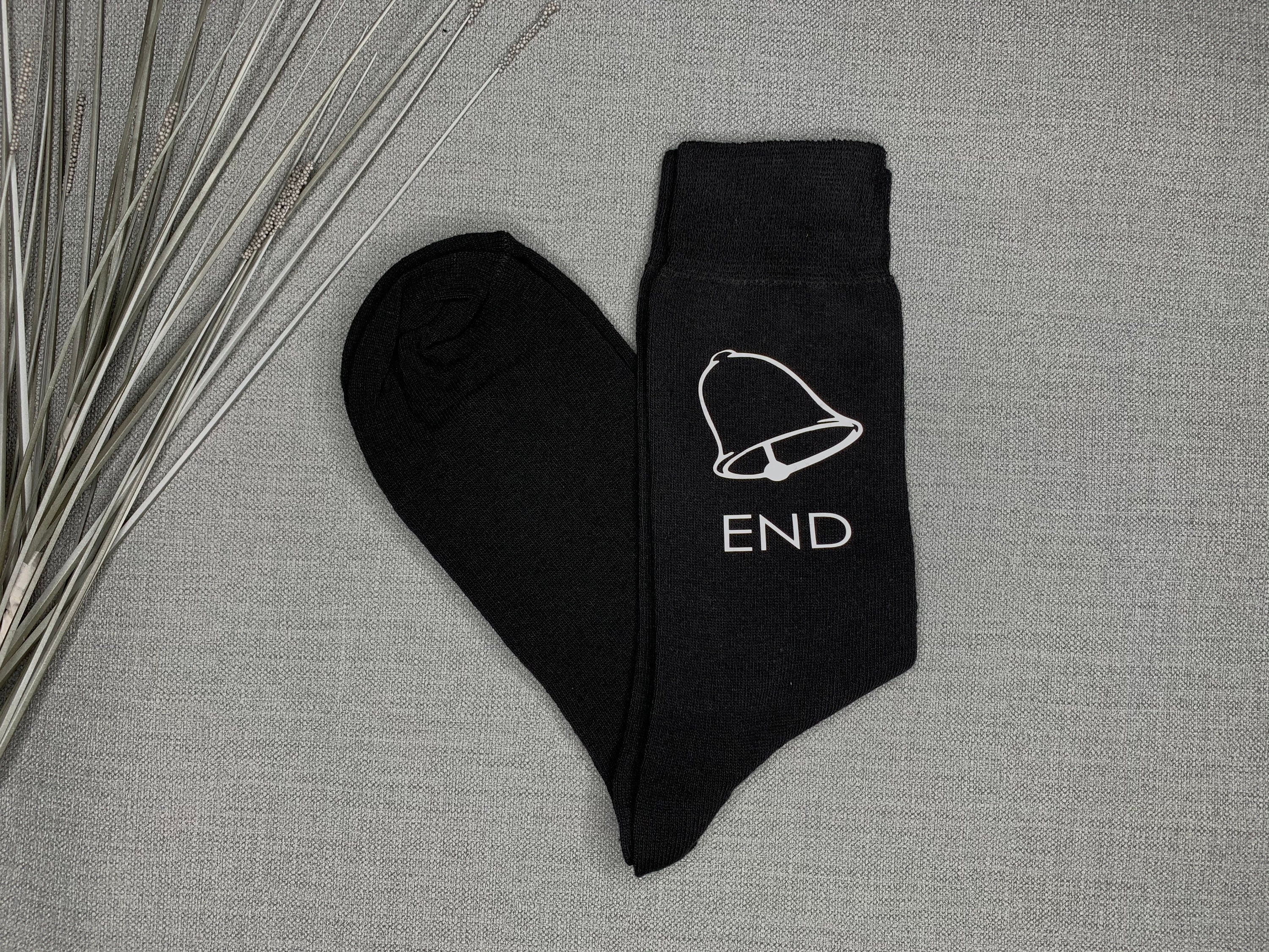 Image of Bellend Socks Mens Black Funny Dad Fathers Day Present Birthday Christmas Secret Santa Stocking Filler