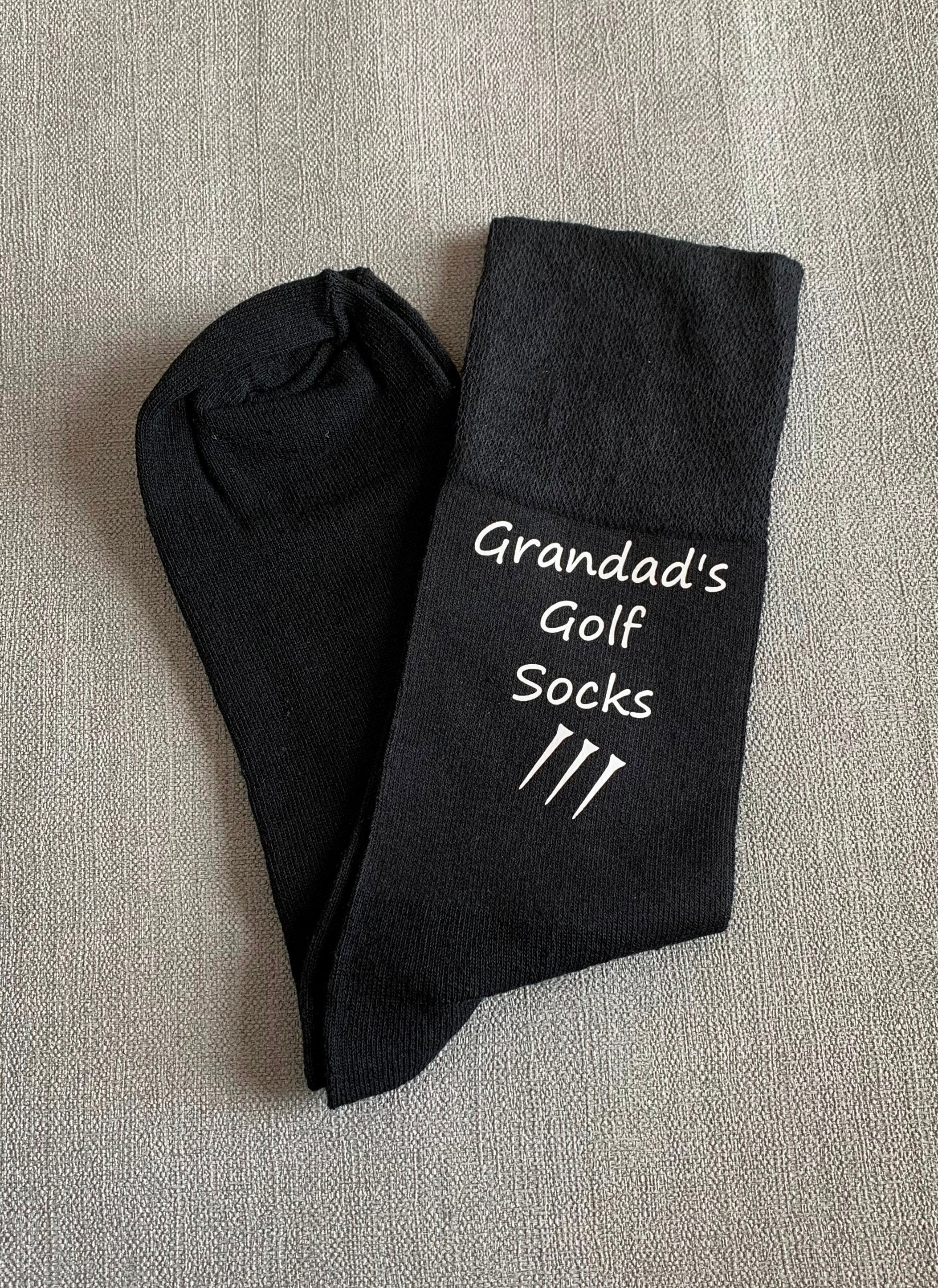 Image of Golf Socks I Love Novelty Fathers Day Gift Vinyl Printed Men's Dad Grandad Uncle Christmas