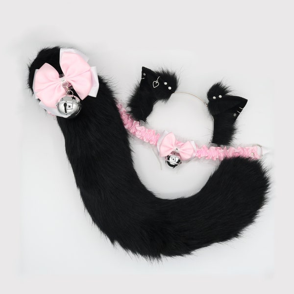 Cat Ears and Tail Set Etsy
