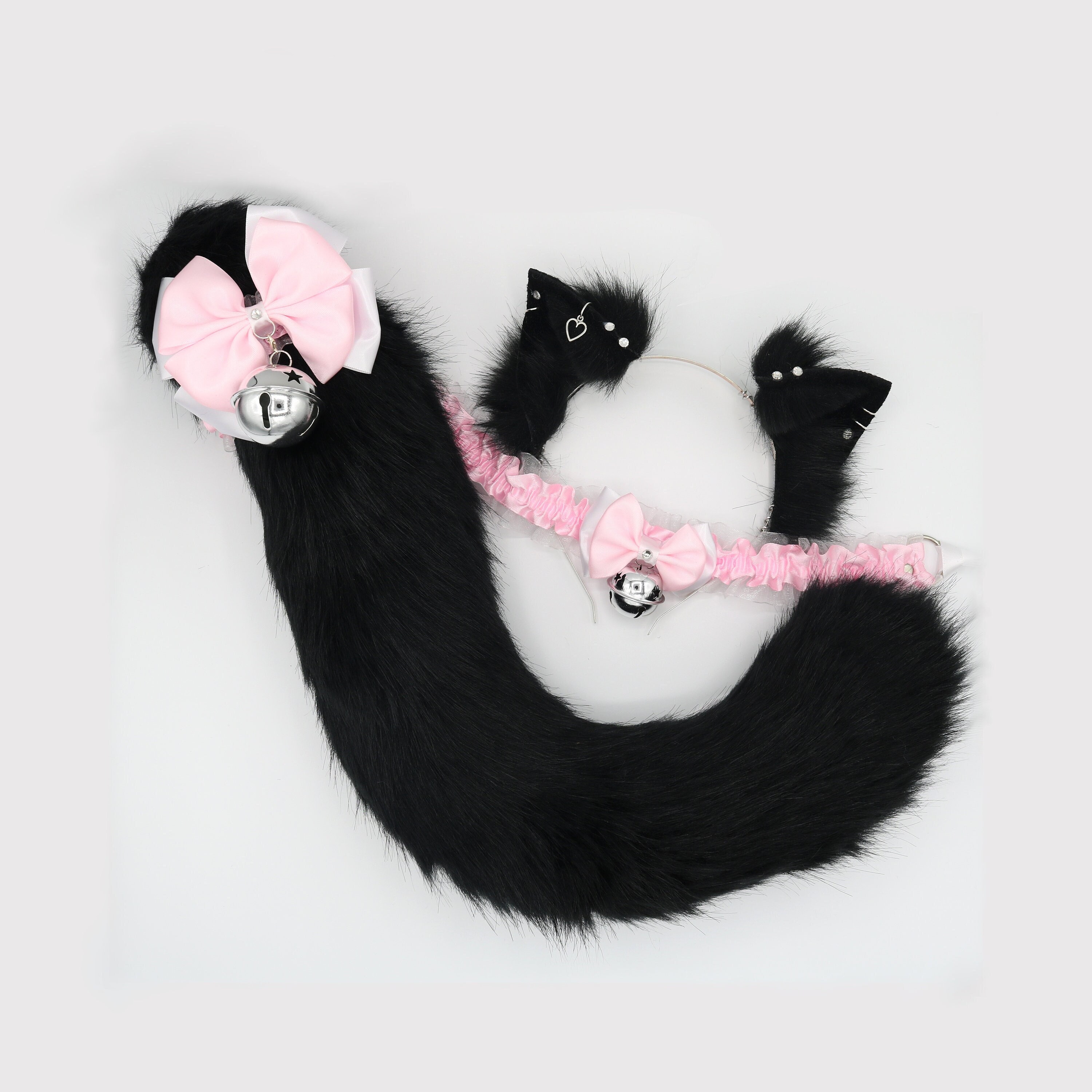 Schwarzes Katzenohren-Stirnband – Elastisch, Für Cosplay, Halloween, Party Oder Täglichen Styling-Spaß