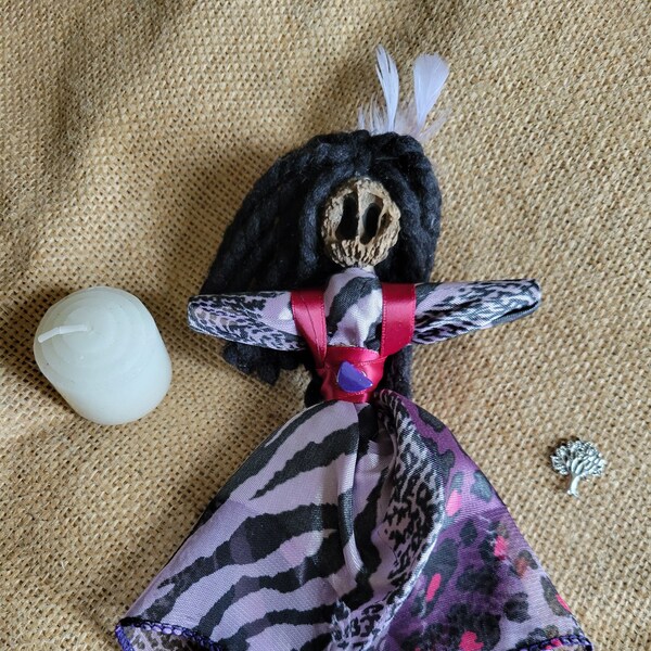 Wanga Doll is connected to spirituality and the divine, and it is often used in rituals to invoke the energies of ancestors