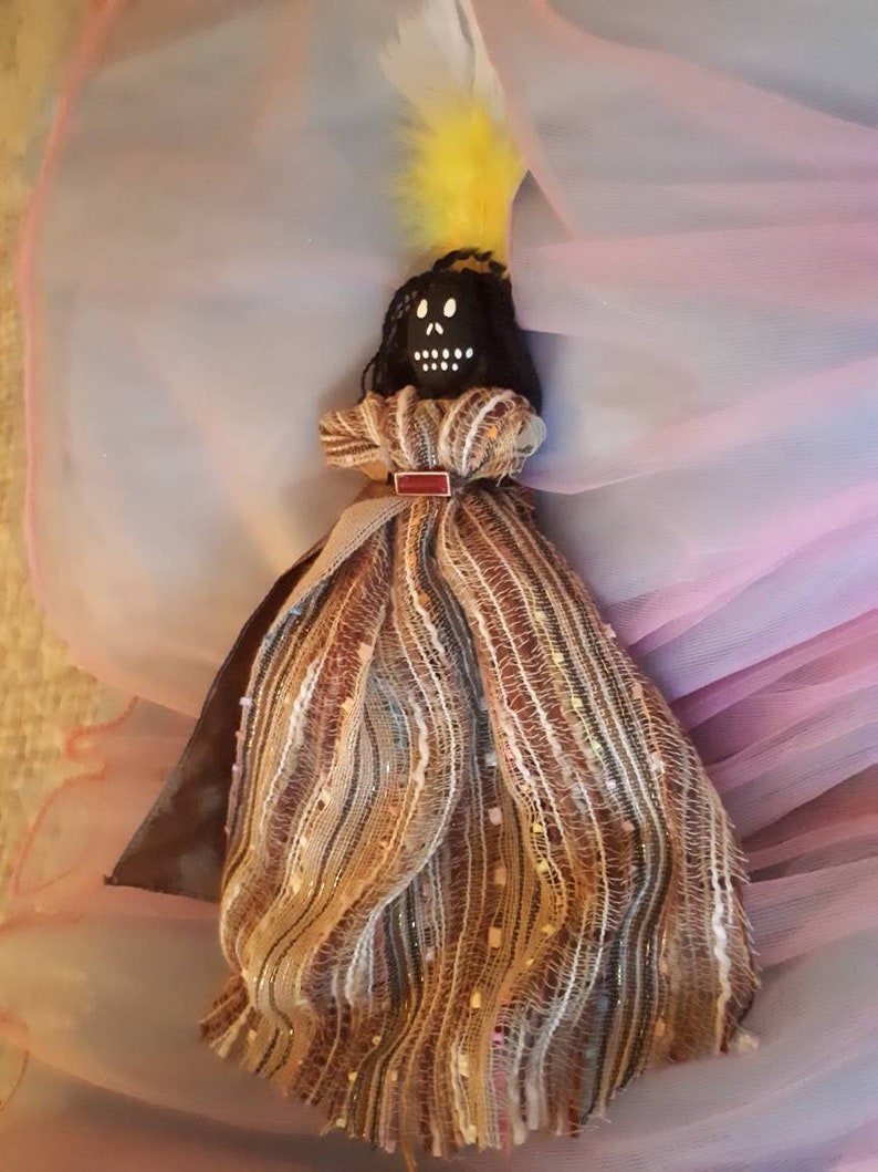 poppet creative spirit dance arts creative energy art doll non gender Authentic lovely one of a kind Voodoo Doll real