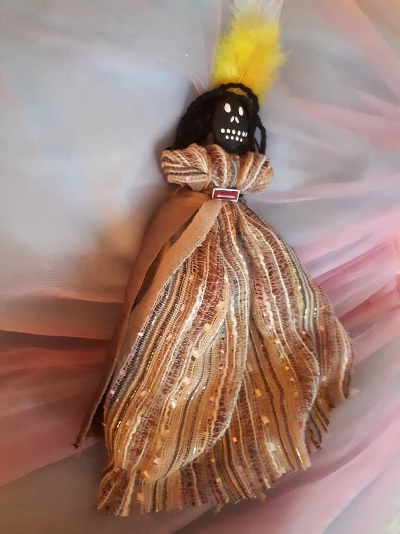 poppet creative spirit dance arts creative energy art doll non gender Authentic lovely one of a kind Voodoo Doll real