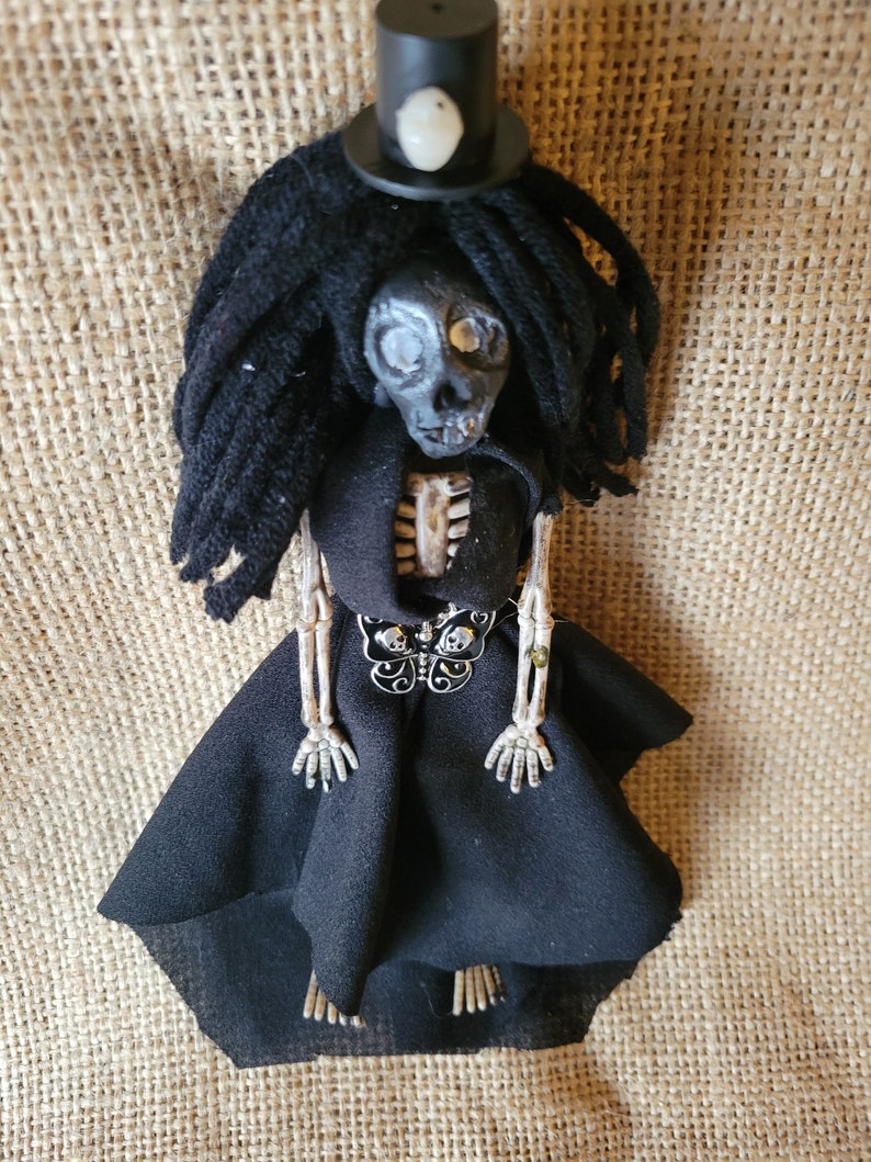 Voodoo Doll, protection while driving and from the unforeseen and unknown, hang in your car, hang above door, blessed and magical image 4