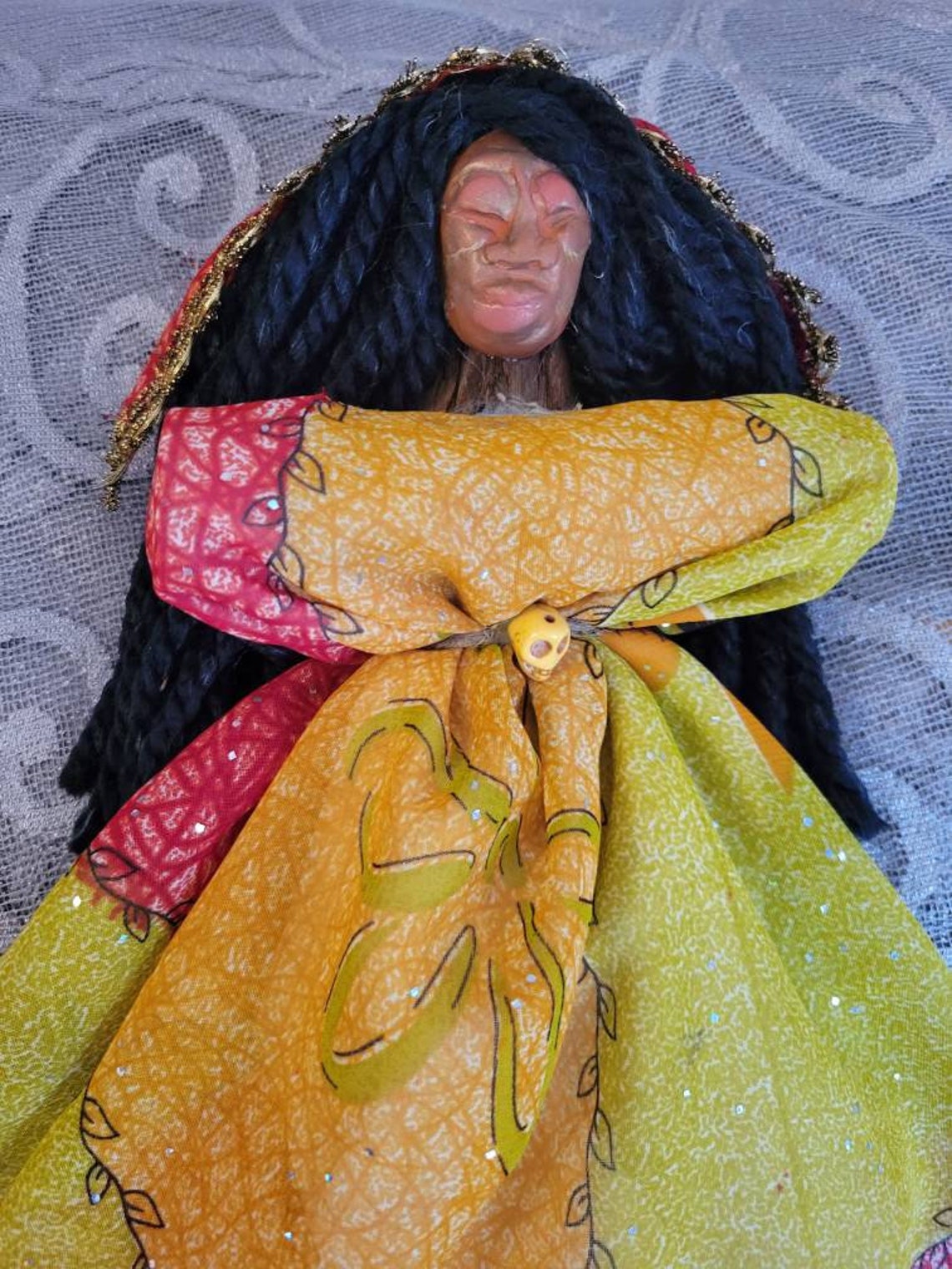 SALE Voodoo Doll Ayidaweddo the Loaof Fertilityrainbows Etsy