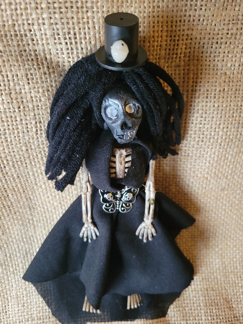 Voodoo Doll, protection while driving and from the unforeseen and unknown, hang in your car, hang above door, blessed and magical image 10