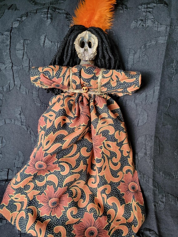 Halloween Voodoo Doll Created to Celebrate the Spirit of Halloween in a Joyous Way but to Also Protect From Mischievous Spirits Etsy
