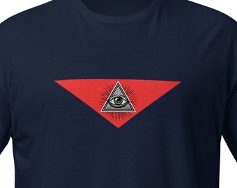 Eye of Providence - All Seeing Eye Men&#39;s T-Shirt Illuminati Witchcraft Shirt, aesthetic gifts, Witchy Gift for her Occult outfit, Pagan Gift