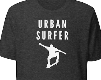Urban Surfer Skateboard T-Shirt: Streetwear Hip Hop Fashion