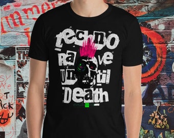 Techno Rave T-Shirt, Techno Till Death, Unisex Apparel