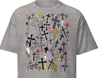 Christian Cross T-Shirt, Faith Symbol, Unisex Tee
