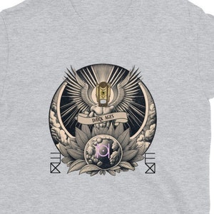 Cherub Shirt T-shirt Dark Ages Shirt Cherub Angel Shirt Artificial Intelligence subliminal Obscure Symbols Masonry Shirt for Occult Lovers