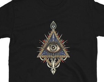 All Seeing Eye T-Shirt, Mystic Illuminati Design