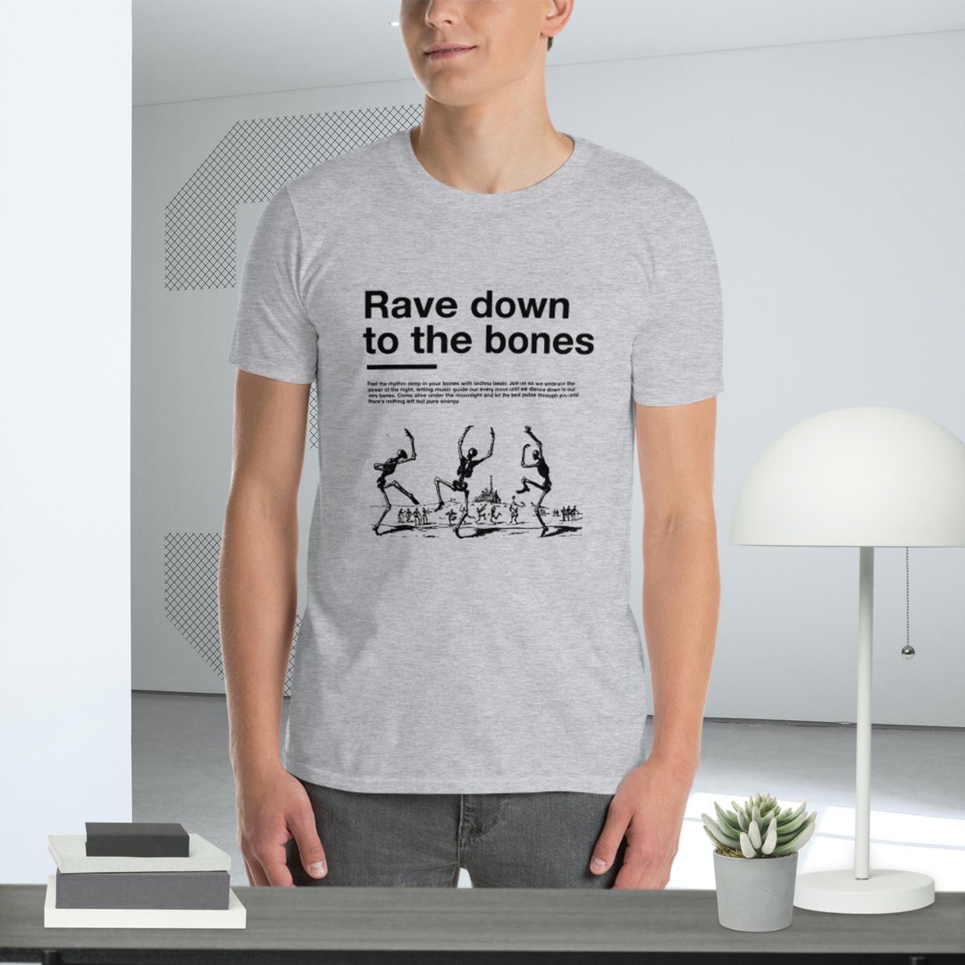 Skeleton Rave Cd Skeleton Rave T-shirt: Techno Music Gift for Ravers - Etsy