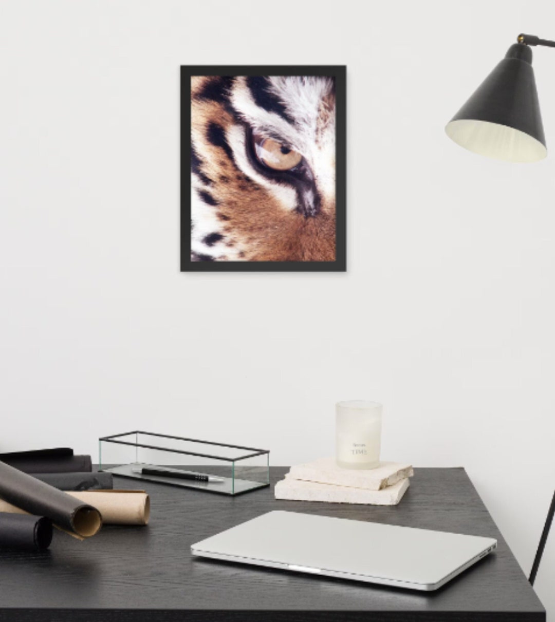 Realistic Animal Poster Tiger Wall Art Animal Wall Art Wildlife Wall ...
