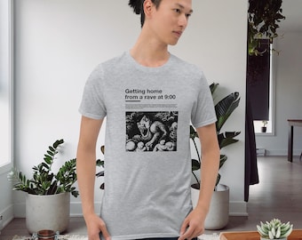 Camiseta Monster Rave, camiseta gráfica de música techno