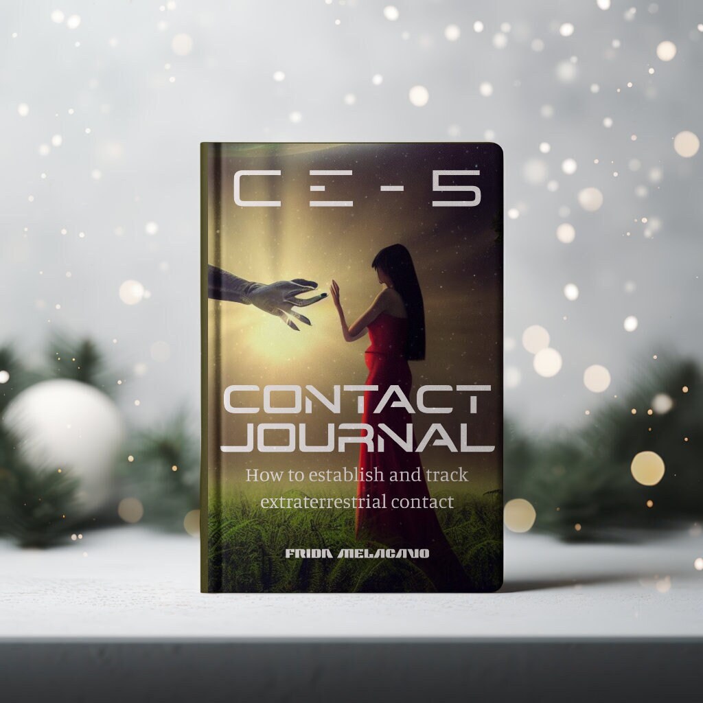 CE-5 Contact Journal, How to Establish and Track Extraterrestrial Contact, Meditation Journal, Alien Encounters Journaling Awareness Gift