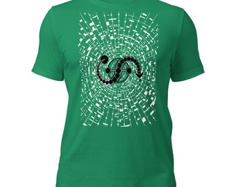 Alien Shirt with Crop Circle T-shirt Alien Decor Geometric Stargate Sacred Geometric Pattern UFO Mistery Clothing Alien Gift