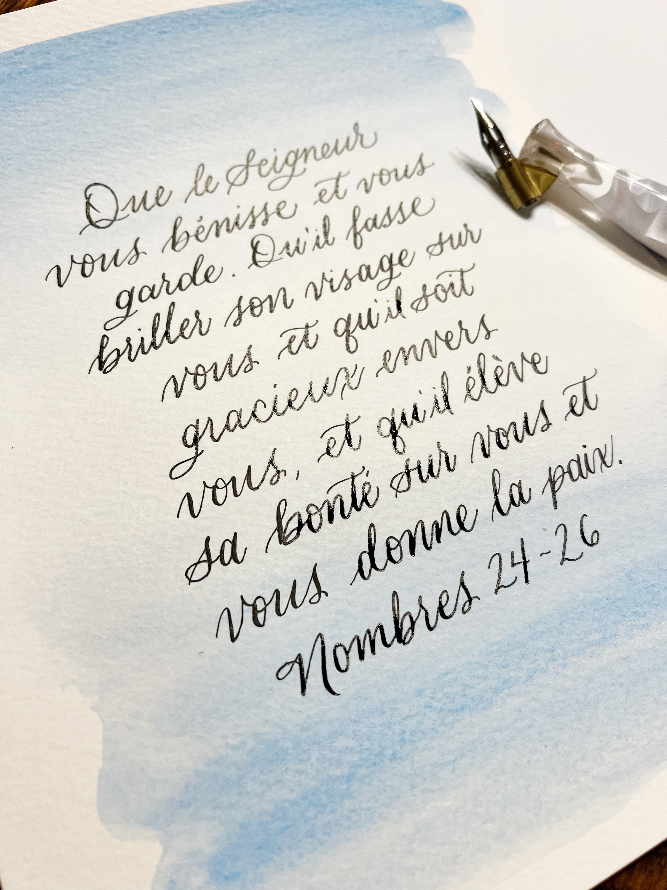 Custom watercolor calligraphy quote hand painted art modern calligraphy print watercolor background personalized handwritten