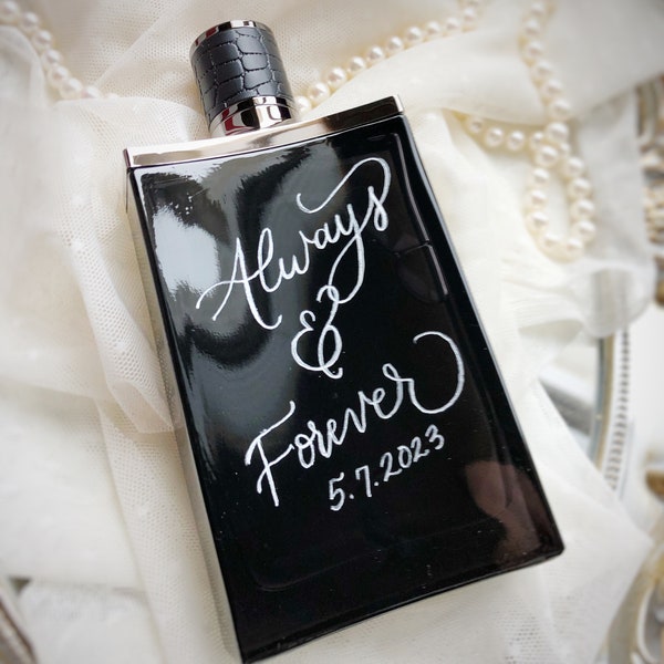 Engraved Cologne Bottle, Perfume Bottle Fragrance Engraving, Bridal Party Gifts, Father's Day, Groomsman, Groom gift, Proposals, Anniversary