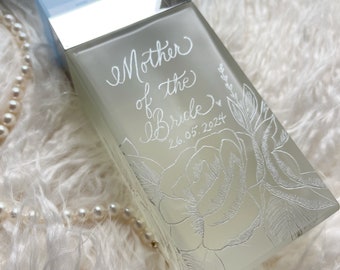 Customized Mother of the Bride Gift | Bride to be gift | Engraved Perfume Bottle | keepsake gift | custom grandmother gift personalized,