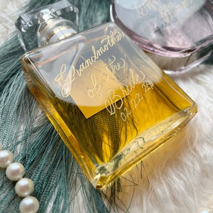 Engraved Perfume | Cologne Bottle Engraving | Bridal Party Gift | Bridesmaid Proposal | Mothers Day | Grandmother of the Bride | Personalize