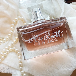 Engraved Perfume Bottle, Cologne Bottle Fragrance Engraving, Bridal Party Gifts, Mother's Day, Mother of the Bride, Proposals, Anniversary