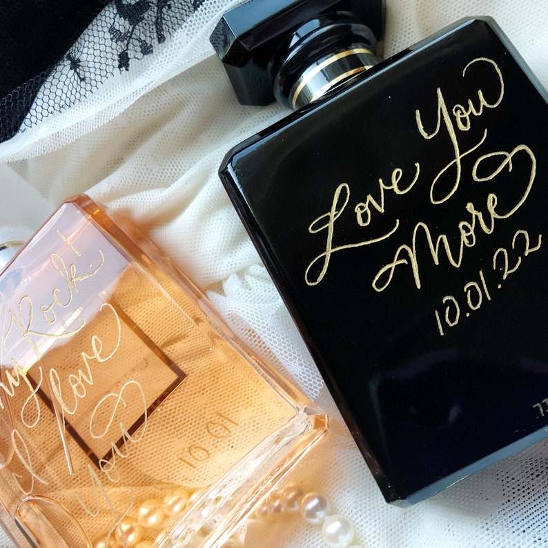 Engraved Perfume Bottle Cologne Bottle Fragrance Engraving Etsy