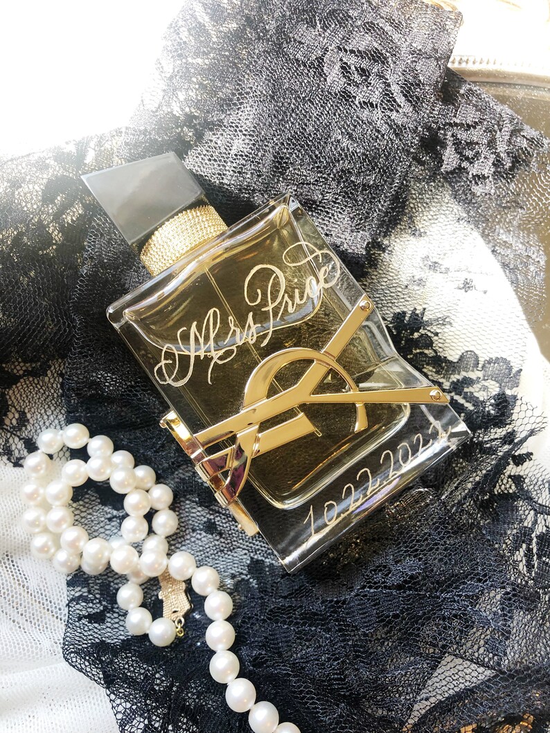 Engraved Perfume Bottle Cologne Bottle Fragrance Engraving Etsy