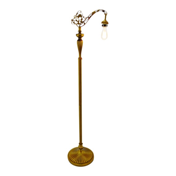 Vintage Art Deco Style Metal Bridge Arm Floor Lamp Vintage Art Deco Style Metal Bridge Arm, Bridge Arm Floor Lamp