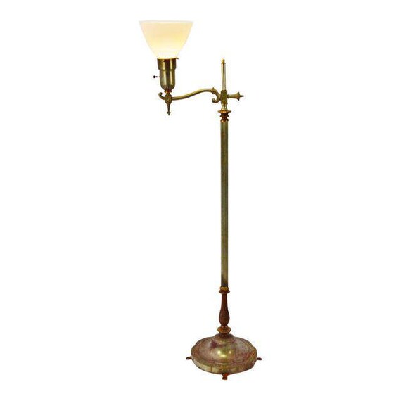 Art Deco Rembrandt Floor Lamp With Diffuser Art Deco Rembrandt Floor Lamp With Diffuser