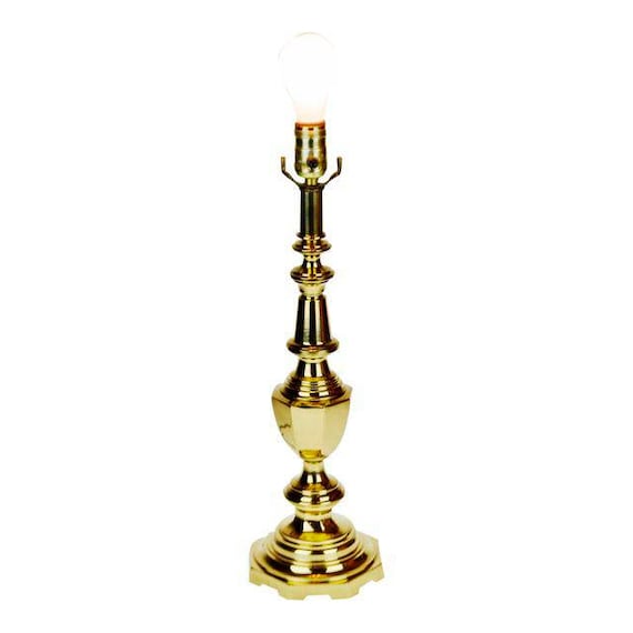 Vintage Berman Brass Table Lamp Etsy Israel