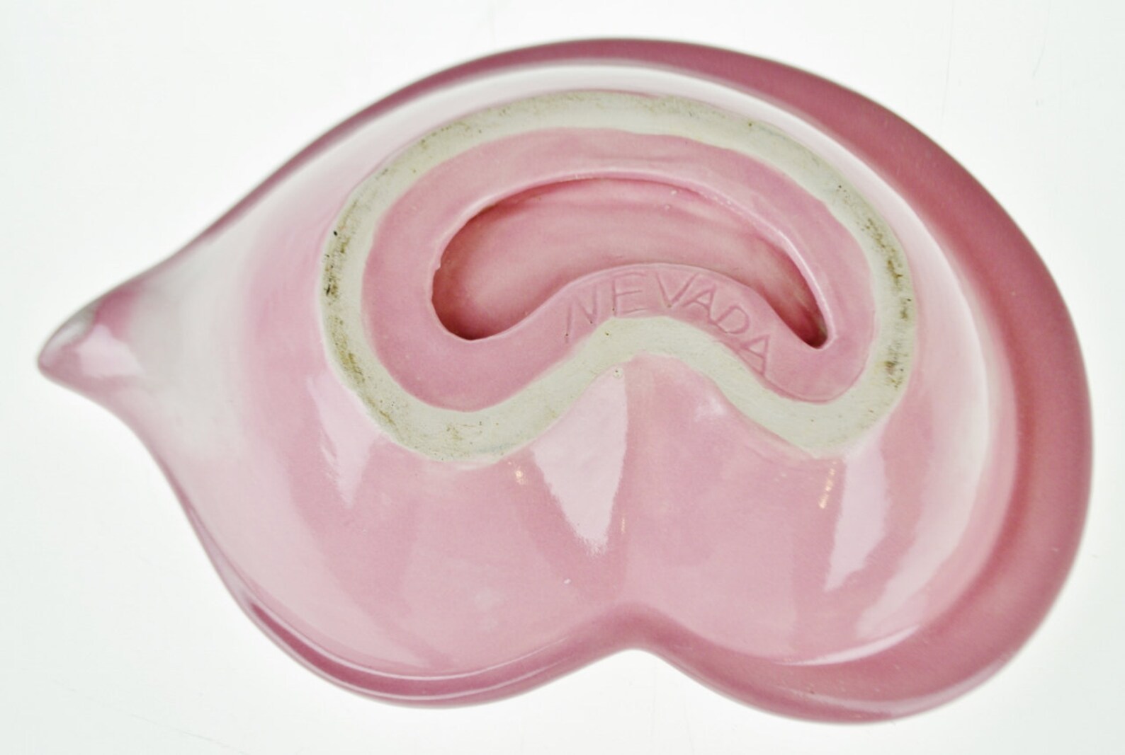 Mid Century Pink Ceramic Ashtray Etsy Italia