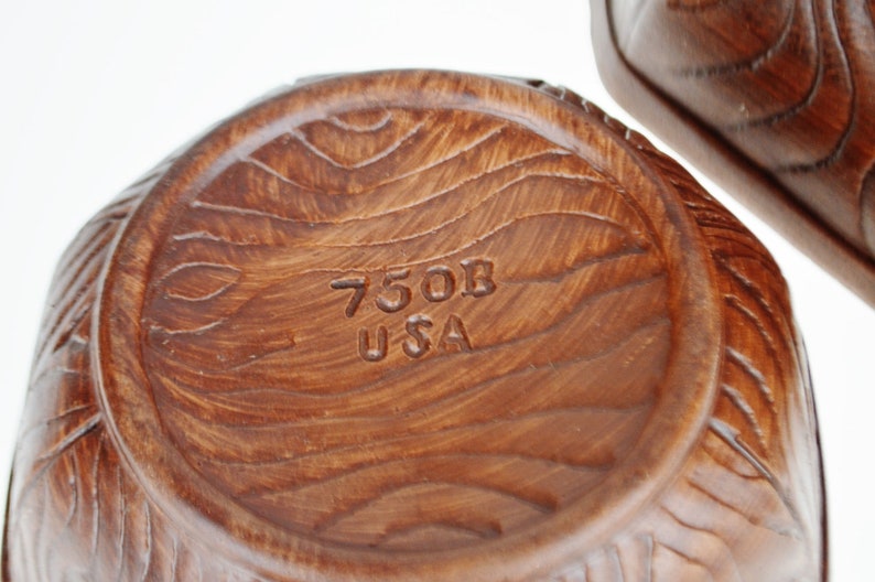 Group of 8 Vintage Sequoia Ceramic Salad Bowl Set /& Pineapple Tray