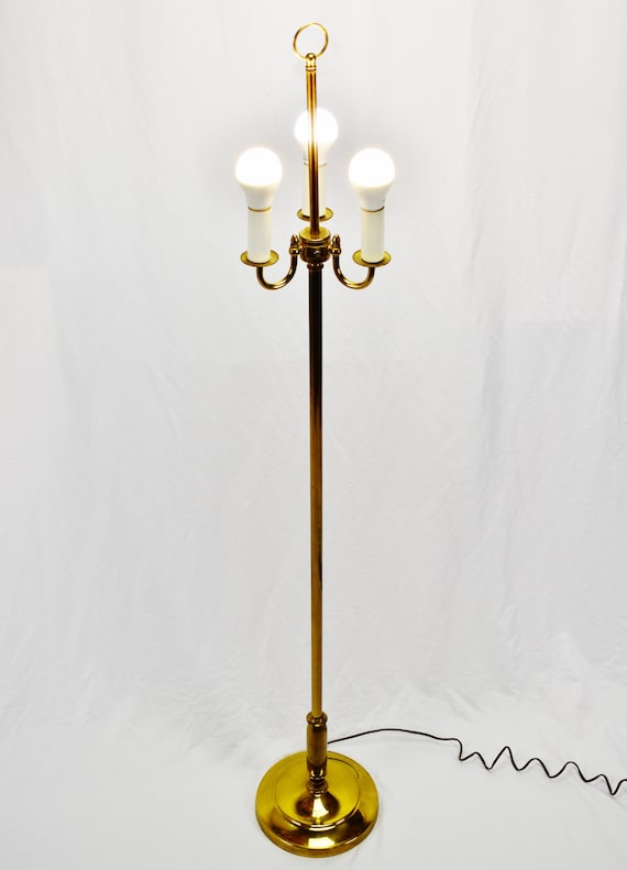 Antique candelabra floor lamp deals