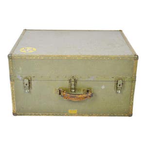 Vintage Luggage, Military Foot Locker