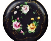 Vintage Hand Painted Toleware Tray