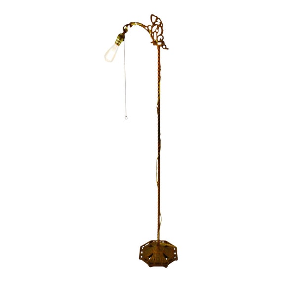 Vintage Art Deco Style Bridge Arm Floor Lamp Art Deco Style Bridge Arm Floor Lamp, Bridge Arm Floor Lamp