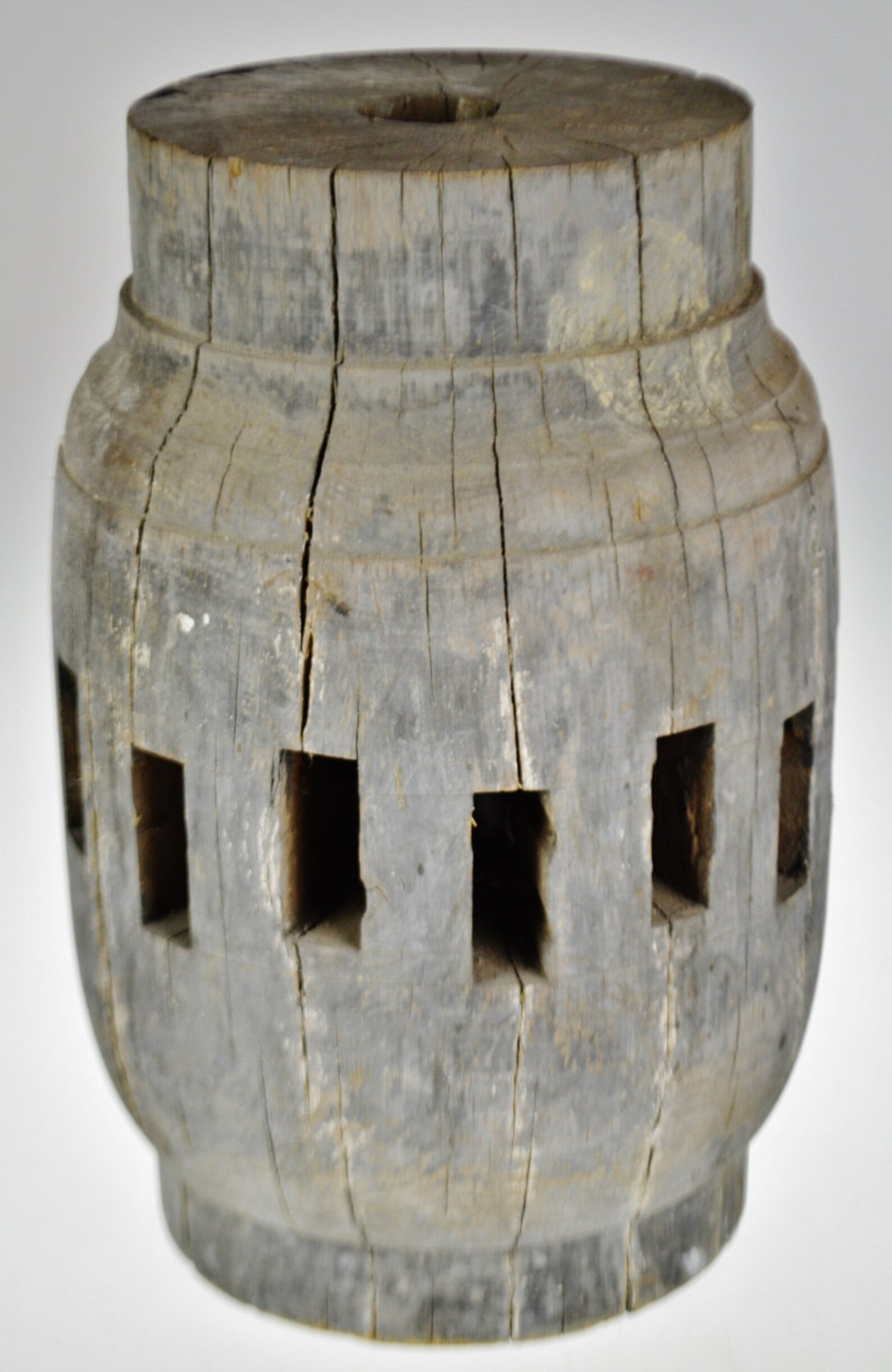 Antique Wood Wagon Wheel Hub | Etsy