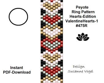 Heart Peyote Pattern | Etsy