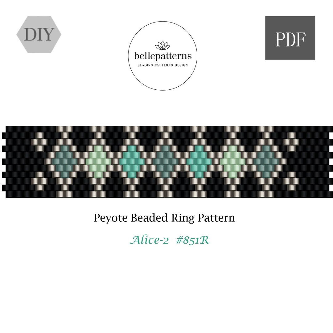 Peyote Patternpdf-downloaddiydigital851r2 Var. Peyote - Etsy